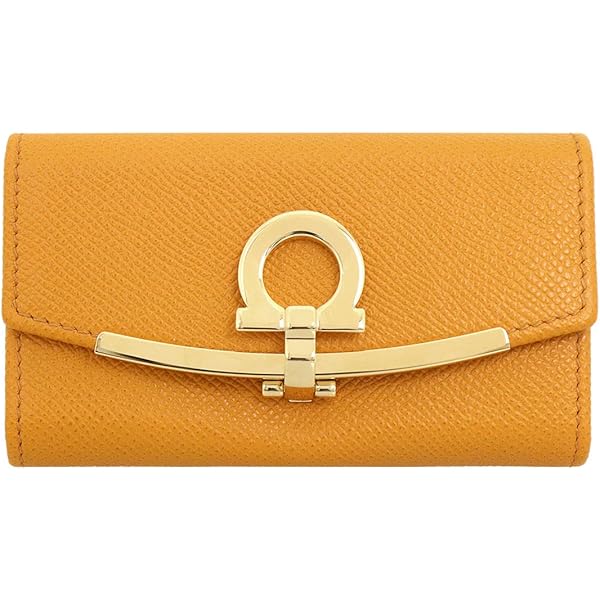 Amazon.co.jp: [フェラガモ]キーケース ガンチーノクリップ オレンジ